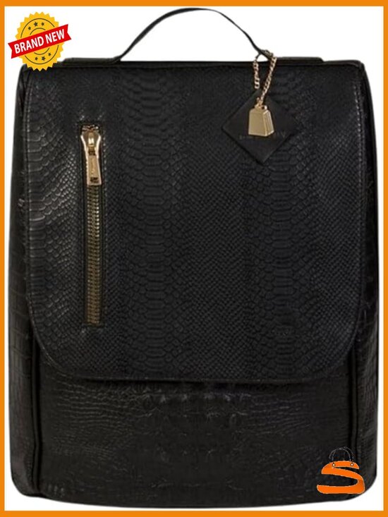 Vegan Leather Laptop Backpack for Travel Work Daily Use - Large Eco-Friendly main image 5